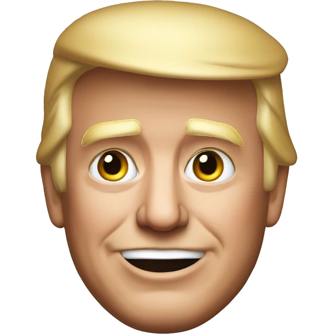 Donald Trump caricature  emoji