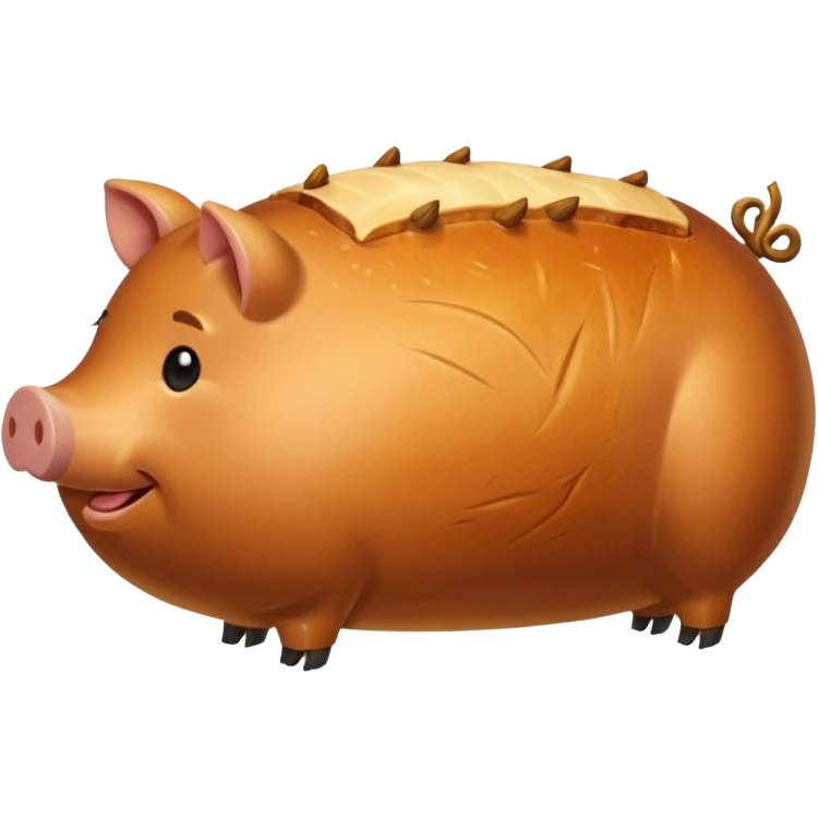 a roasted joint of pork emoji emoji