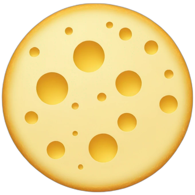 cheese circle emoji
