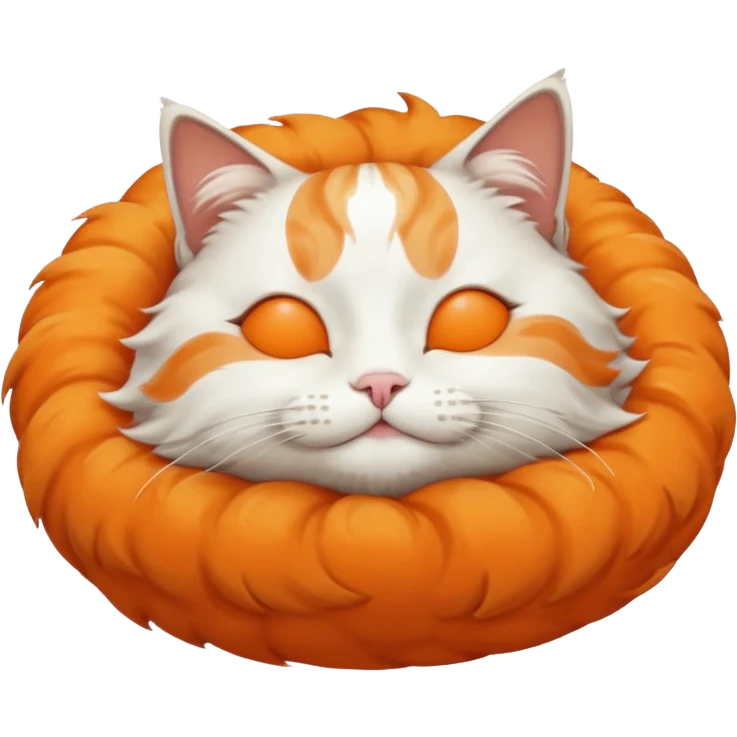 a cat floating in space emoji