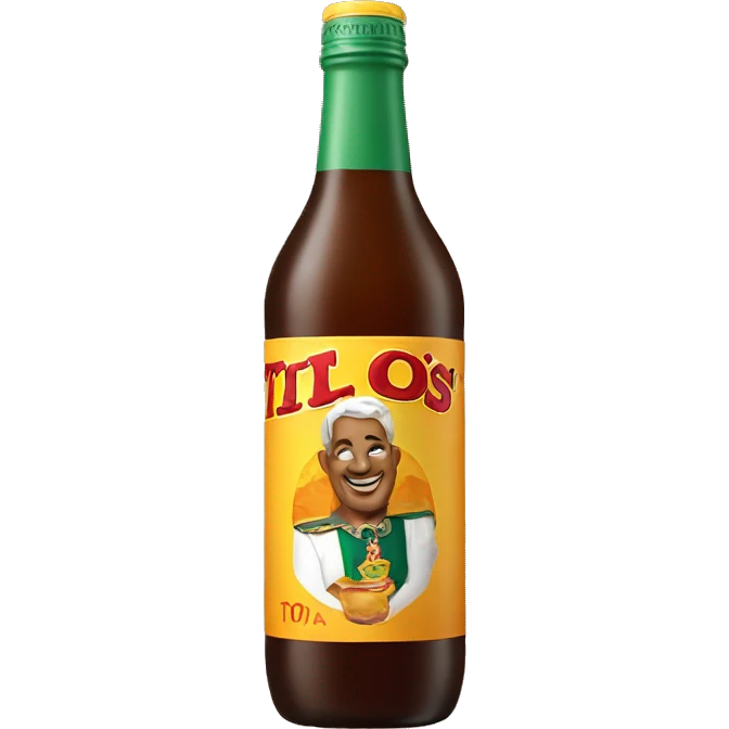 Bottle of Tito’s  emoji
