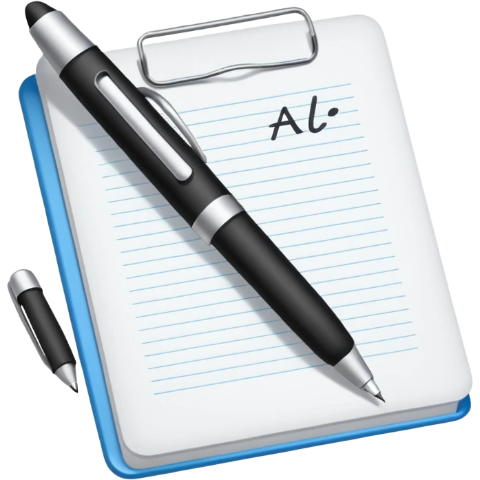 test paper with A+ emoji