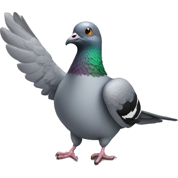 pigeon reading newspaper emoji