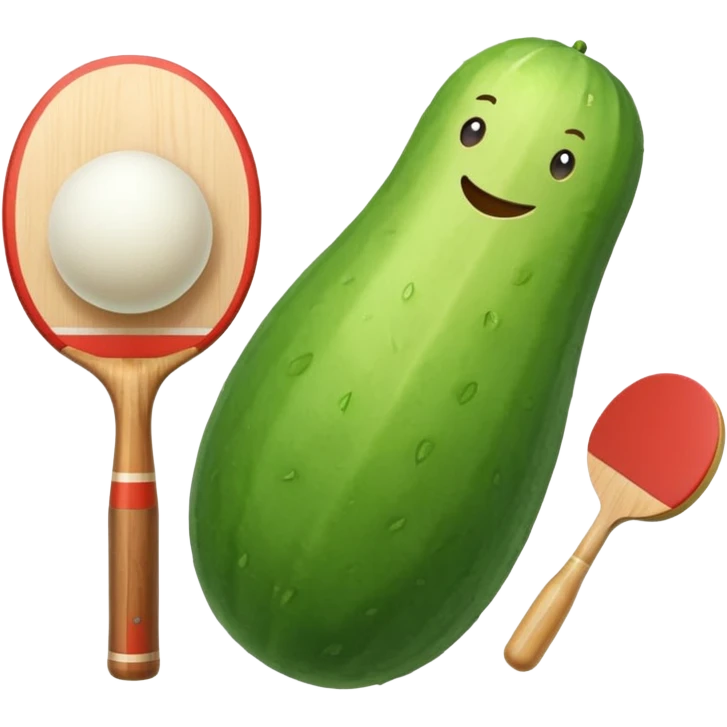 🥒+🏓 emoji