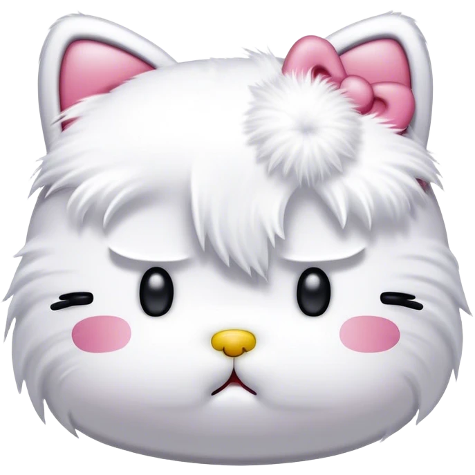 Sad hello kitty emoji