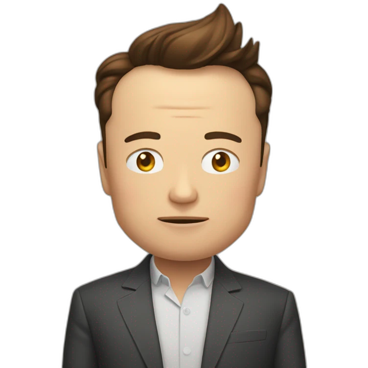 Elon Musk qui dort emoji