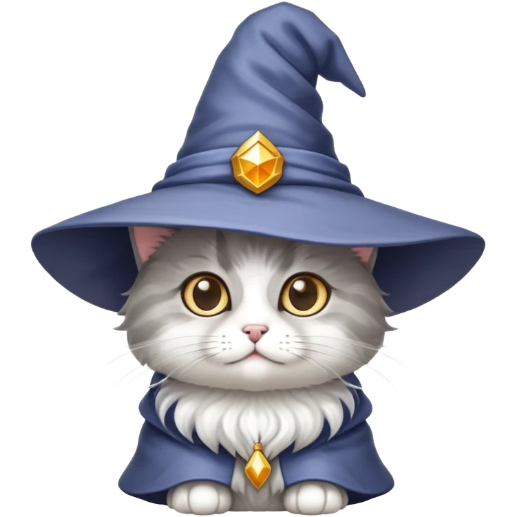 A little wizard cat emoji