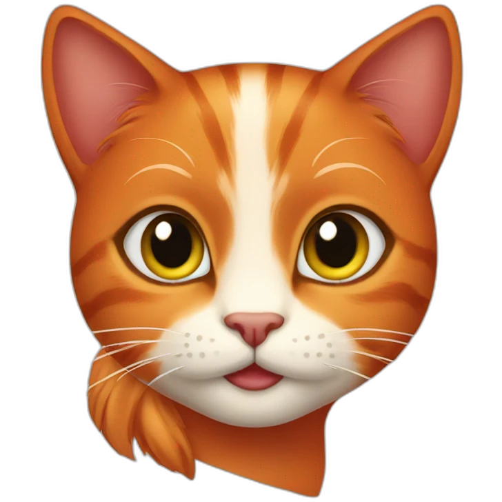 Red cat female emoji
