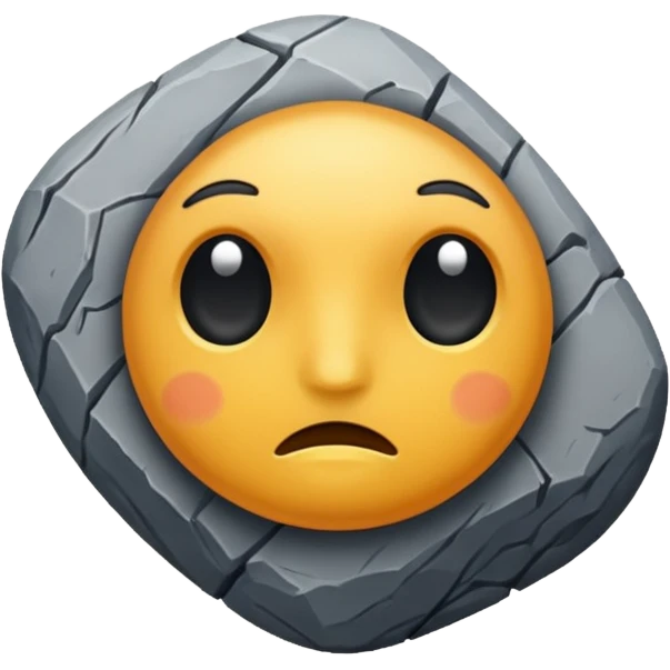 one stone emoji