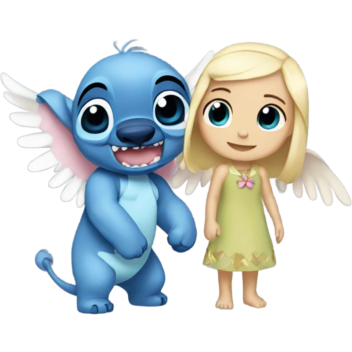 angel and stitch  emoji