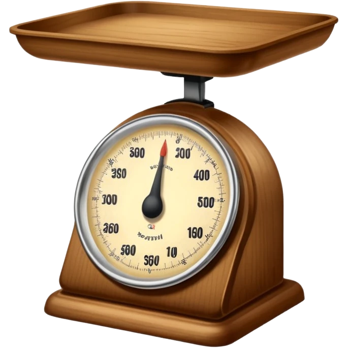 Make a weighing scale emoji in color brown emoji