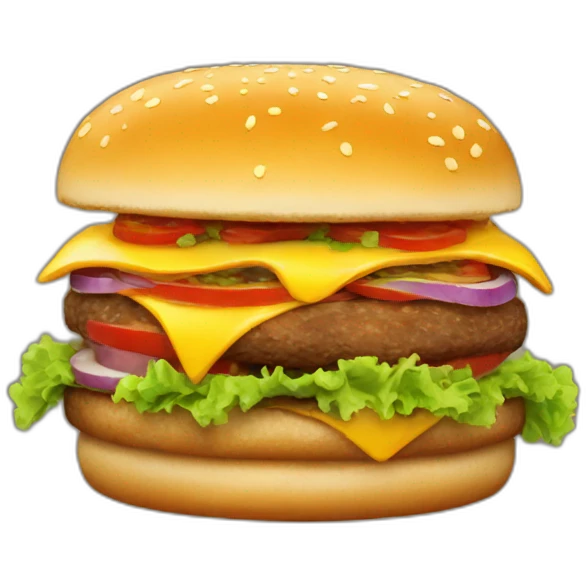 Astronomy burger  emoji