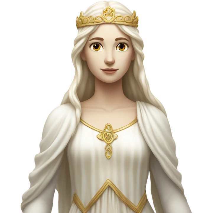 astrology virgo fwmale white the maiden iridescent  emoji