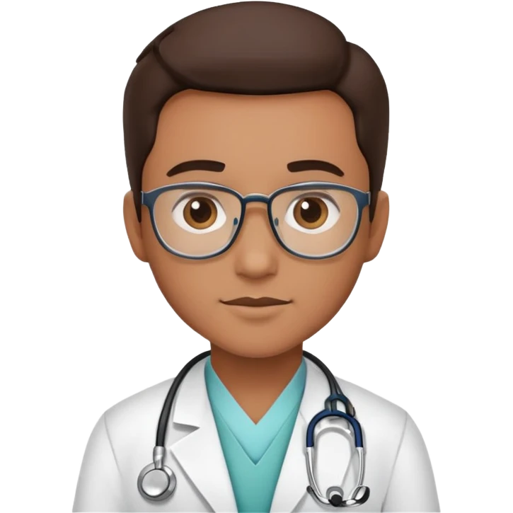 doctor with stethoscope emoji