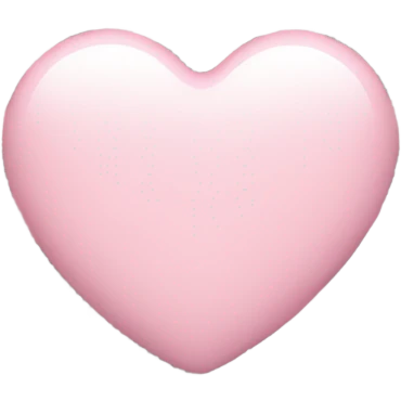 light pink heart emoji