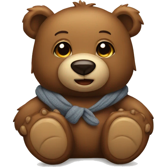 Bear with teddy-bear emoji