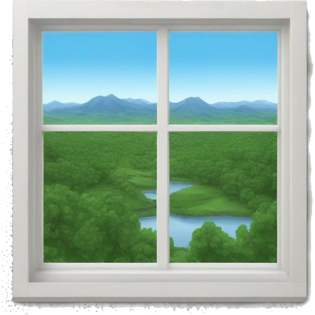 view from a window emoji