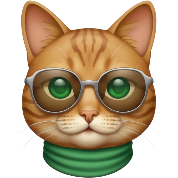 Cat wearing sunglasses emoji