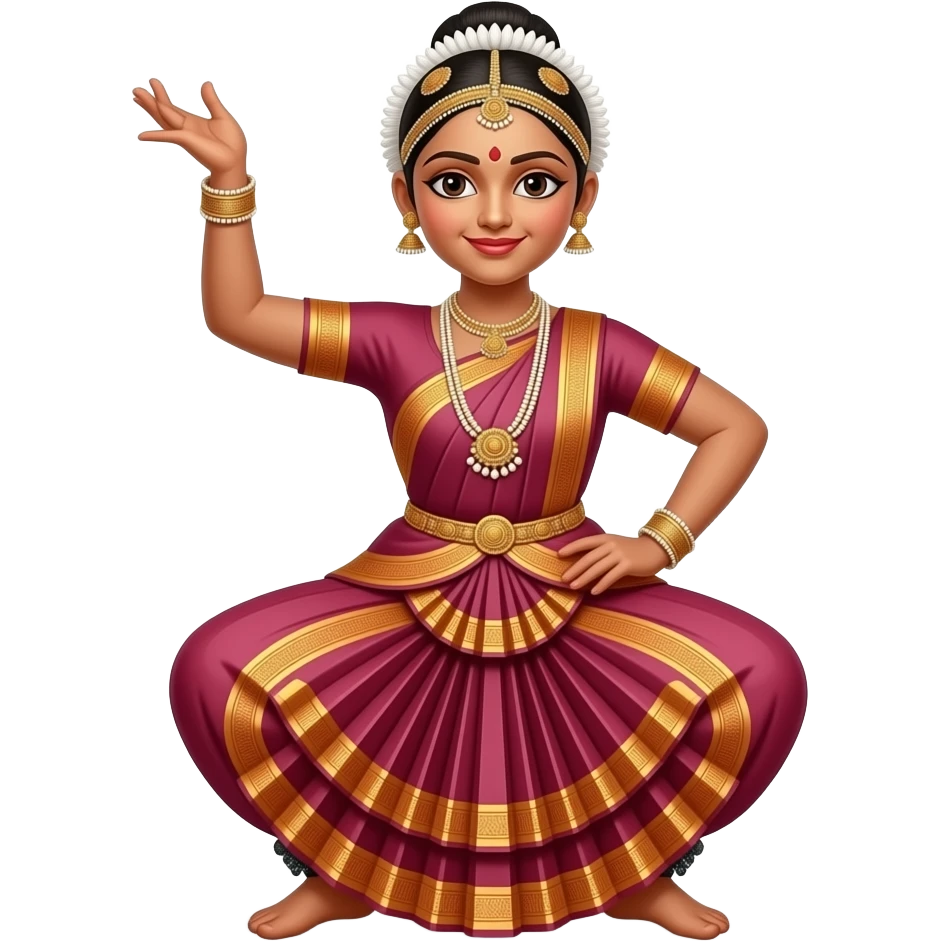 Roudram emoji classical dance emoji