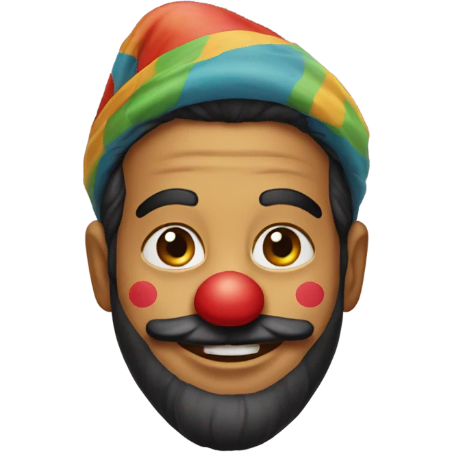 Punjabi clown emoji