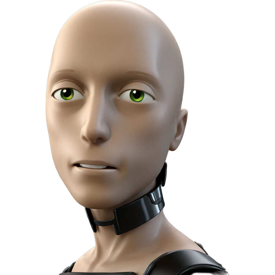 bald android sci-fi parody emoji