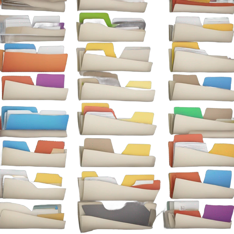 a folder of files emoji
