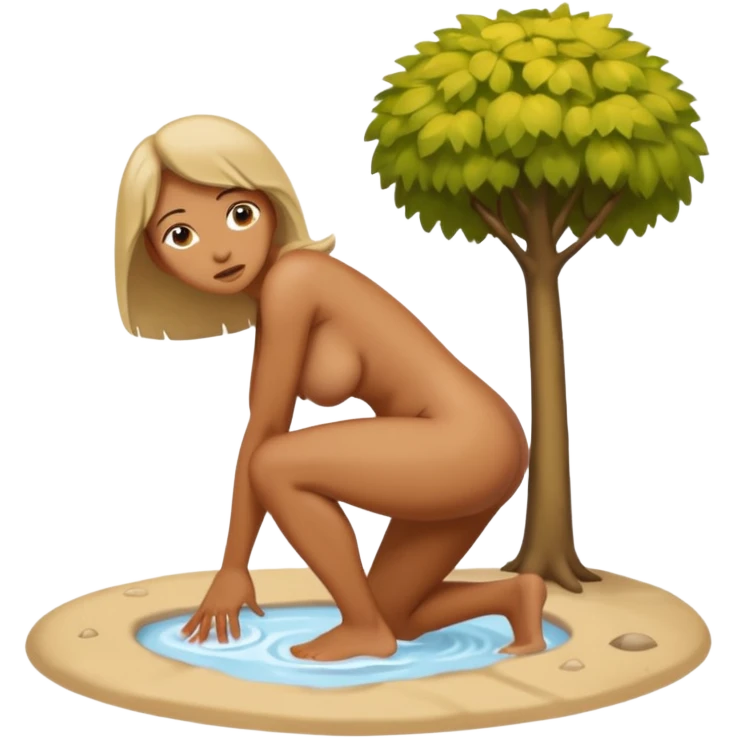 Mulher mijando pelada emoji
