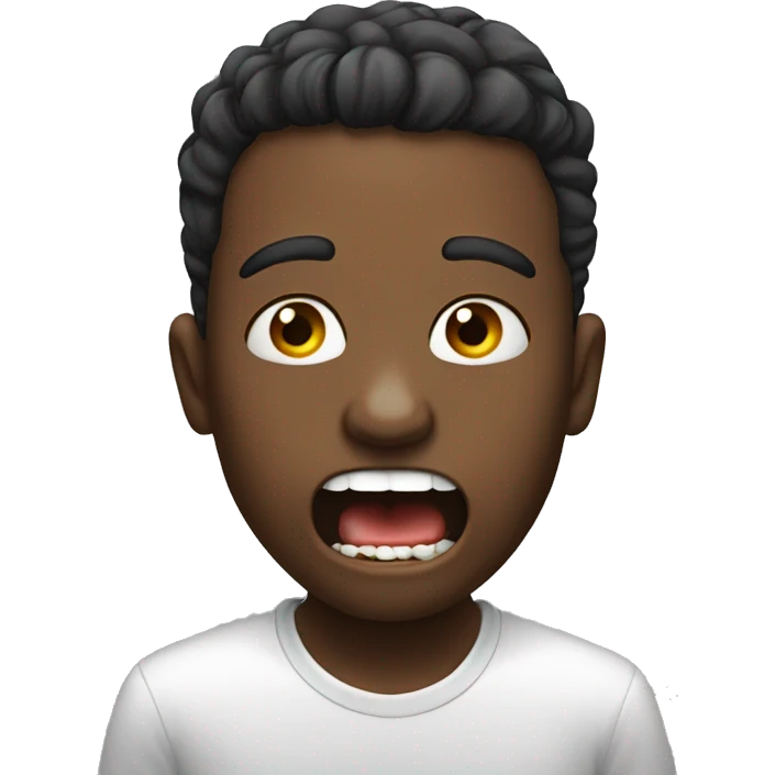 Sucking one's teeth emoji