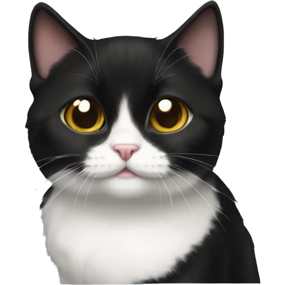 Black munchkin cat emoji