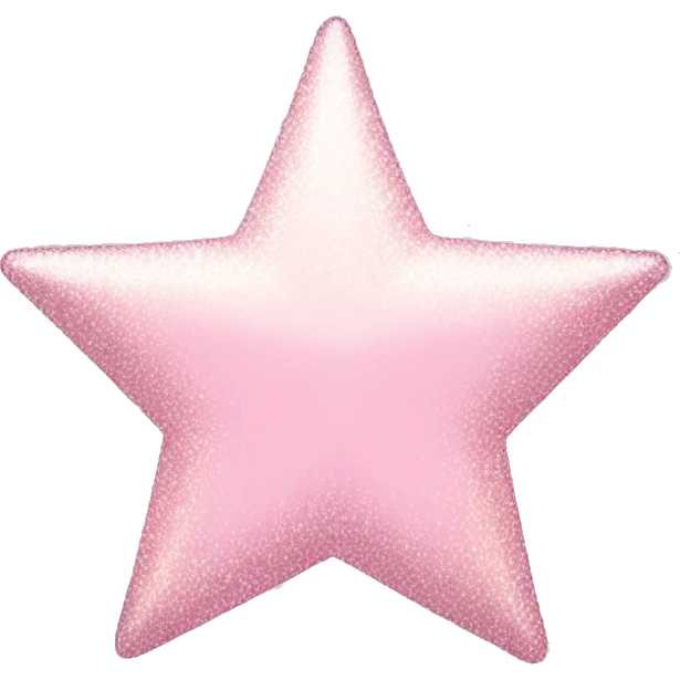 pale pink star sparkle emoji