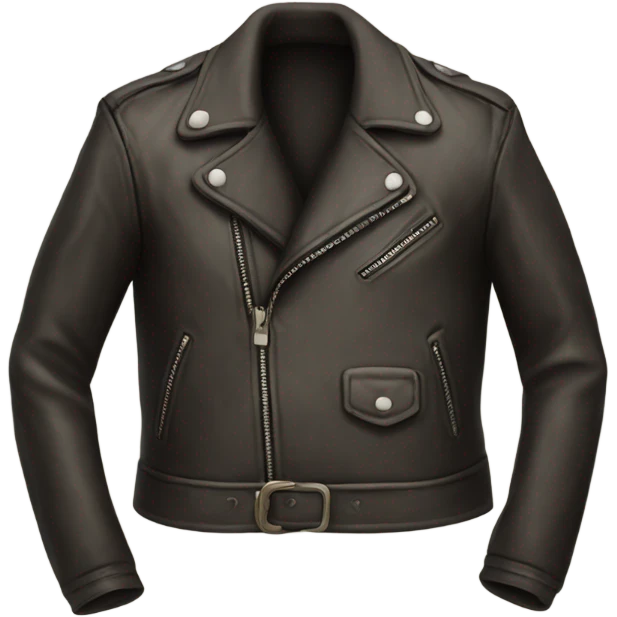 a dirty leather jacket  emoji