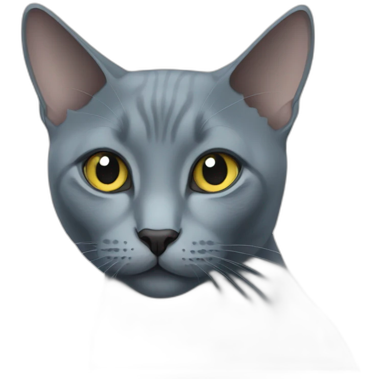 Russian blue cat emoji
