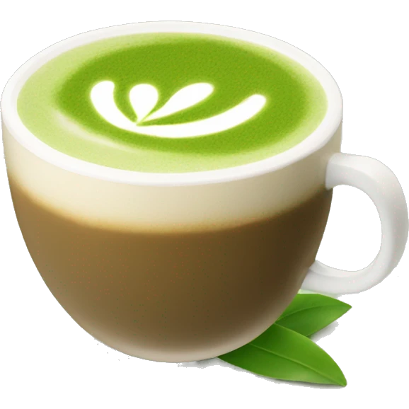 Matcha latte emoji
