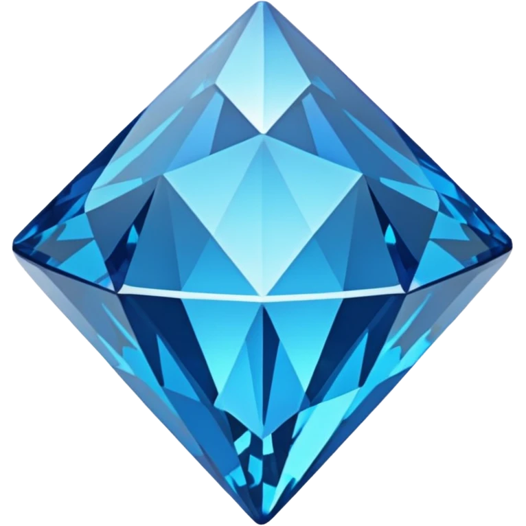 Blue diamond emoji