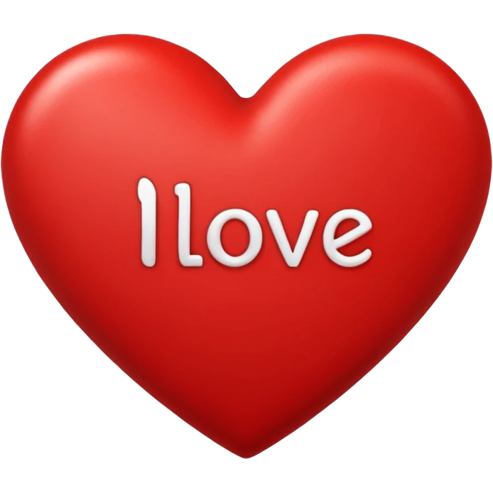 love heart with i love ben  emoji