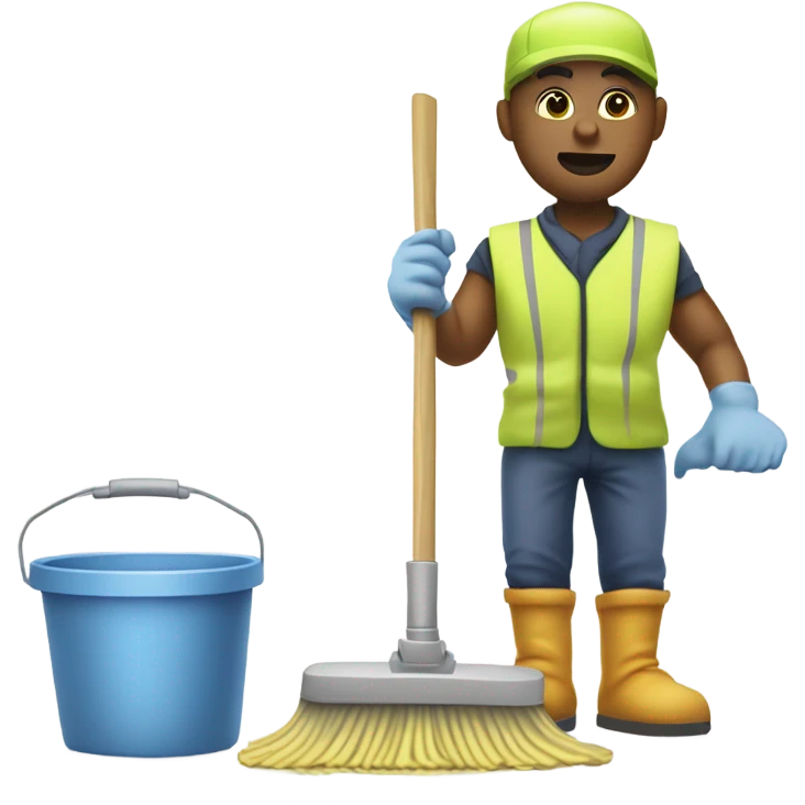 Cleaning emoji