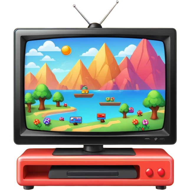 Tv with games emoji