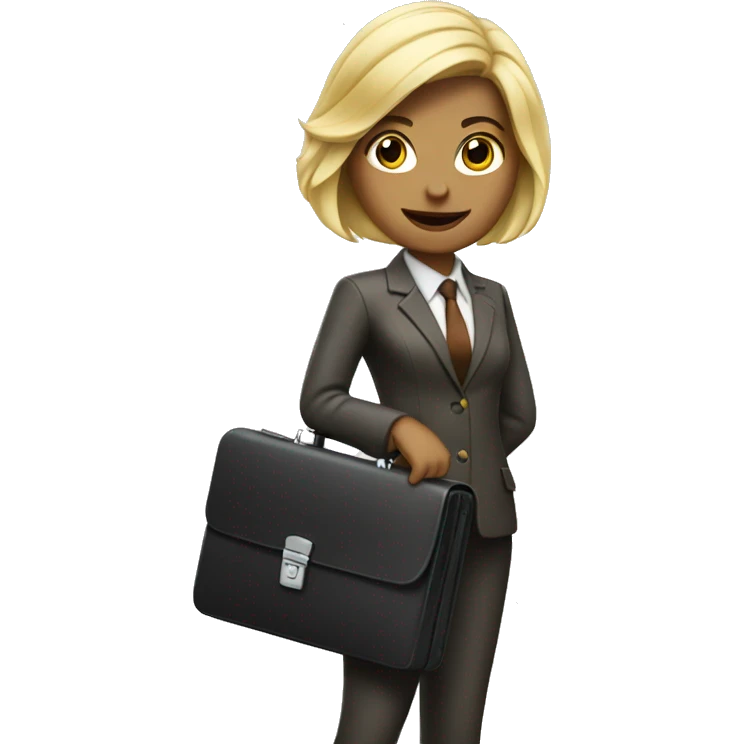 blondie holding out briefcase emoji