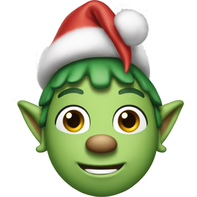 Hermie the elf from Rudolph the red nose reindeer emoji