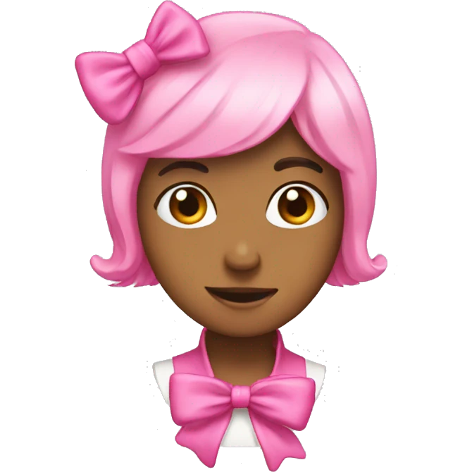  pinkbow emoji