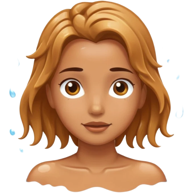 girl swim in the pool emoji