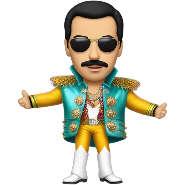 Freddie Mercury  gay outfit
 emoji