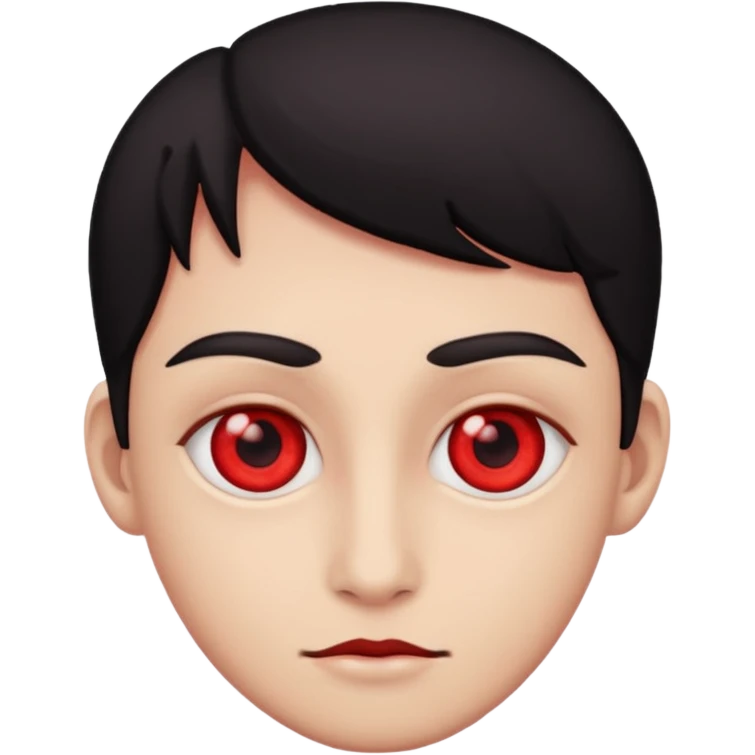 Emoji con todo los ojos de rojos  emoji