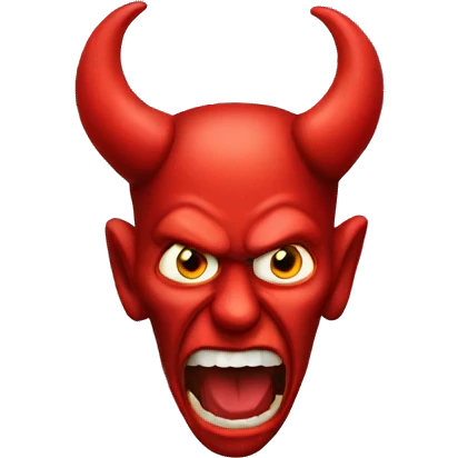 red devil emoji emoji