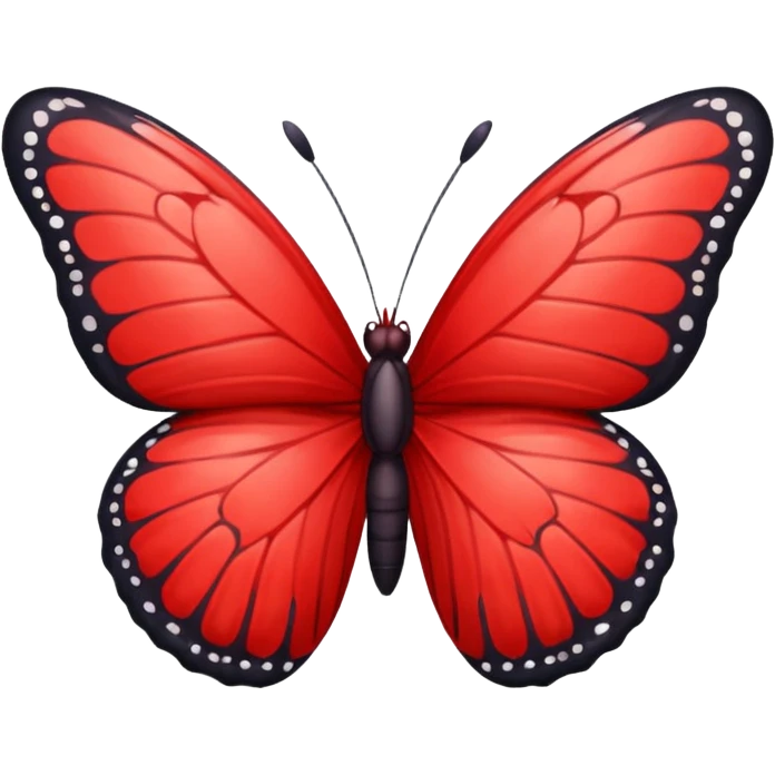 Red butterfly emoji