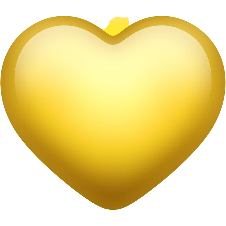 golden glowing heart energy emoji