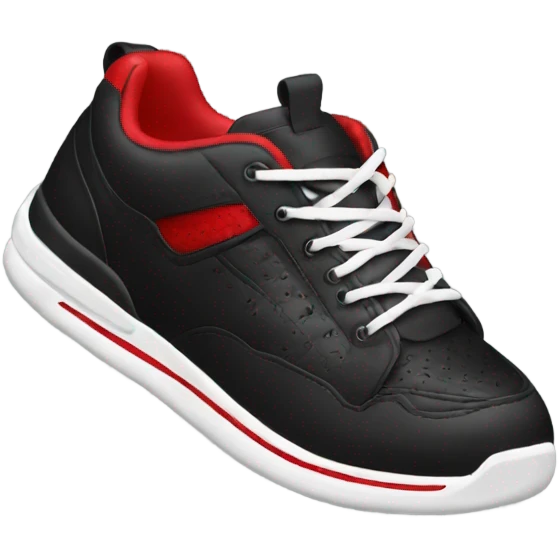 Black and red sneakers emoji