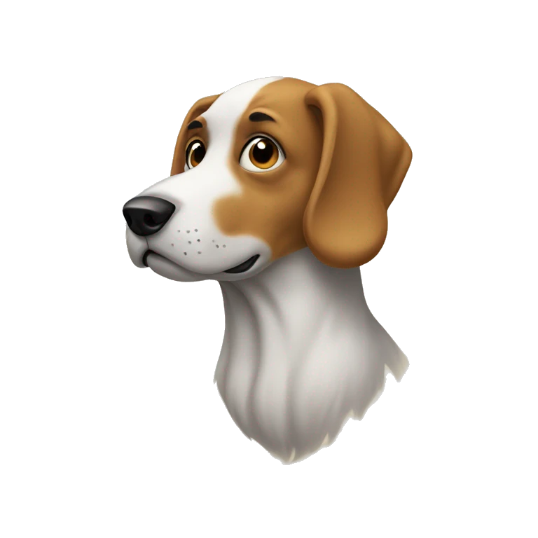 un chien qui fume emoji