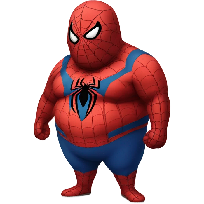 fat spiderman emoji