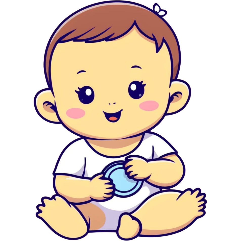 Baby girl emoji